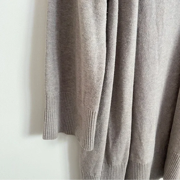 Aritzia Wilfred Free Merino Wool Cotton Open Front Cardigan Neutral Size Small - Picture 3 of 6